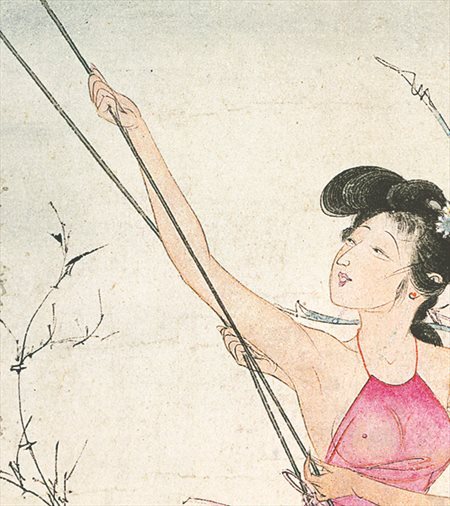 五华-胡也佛的仕女画和最知名的金瓶梅秘戏图
